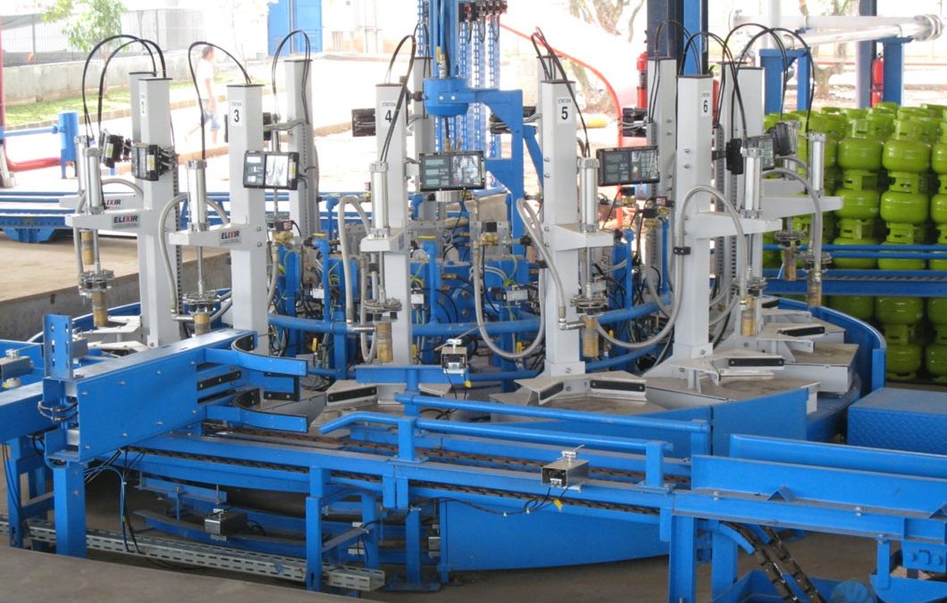 ELIXIR EK 670 C2 Electronic Filling Machine for 3-kg cylinders for Carousel